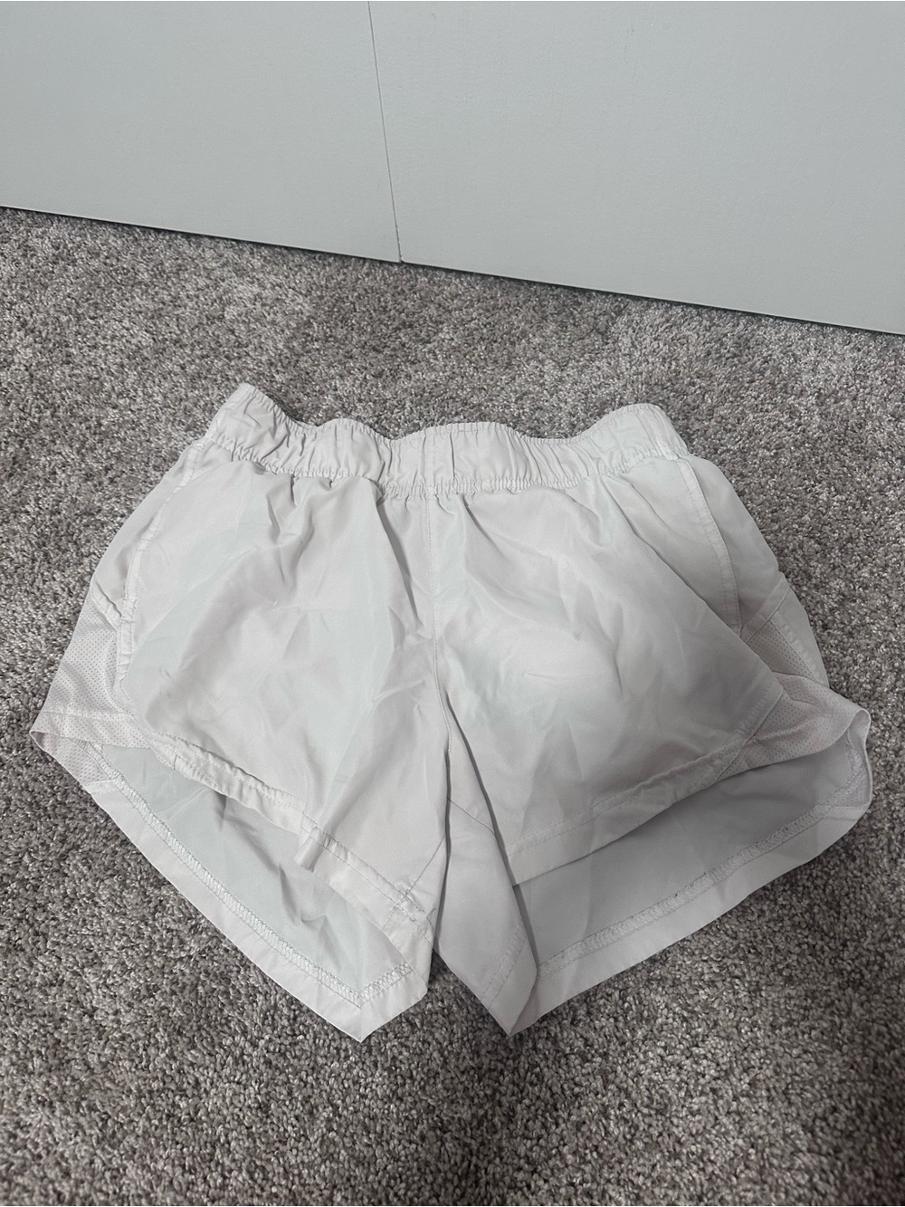 White Women's Athletic Shorts